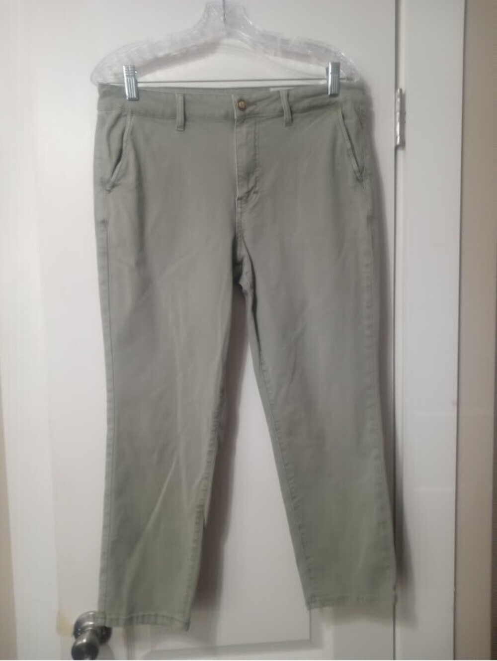 Light Sage Straight-Leg Pants | Comfy | Perfect for casual or office wear GUC